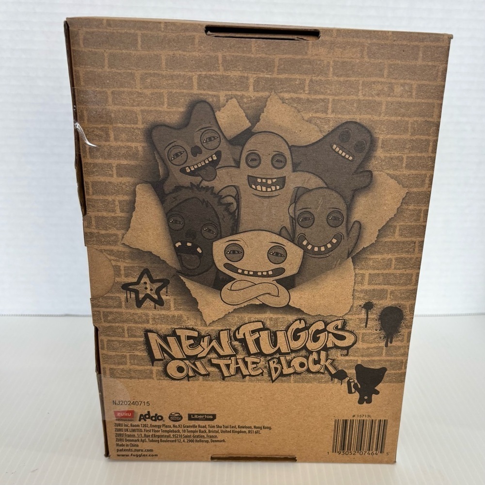 FUGGLER NEW FUGGS ON THE BLOCK SIR NUBBYNUTS YELLOW FUNNY UGLY MONSTER NEW TOY - Picture 3 of 6